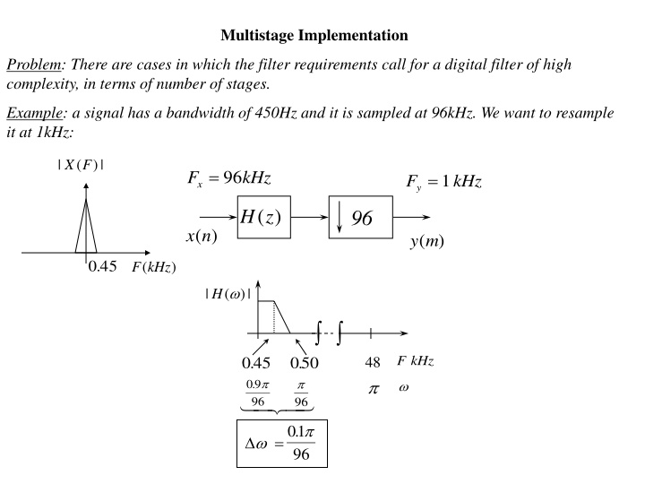 multistage implementation n.w