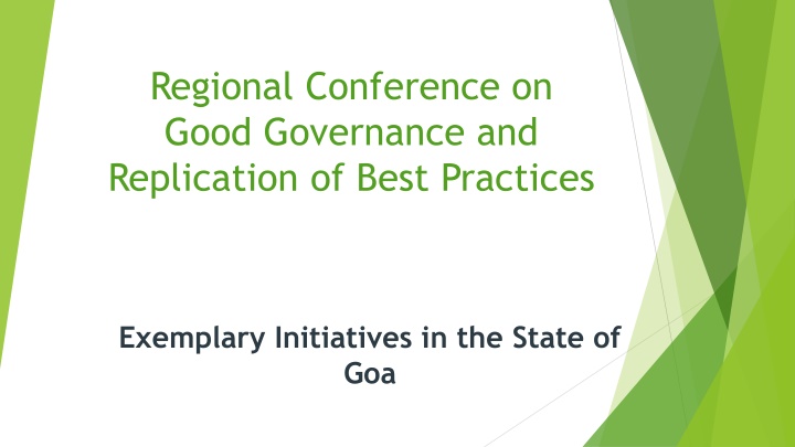 regional conference on good governance n.w