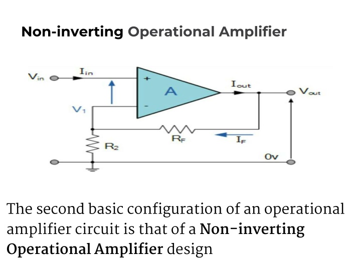 non inverting operational amplifier n.w