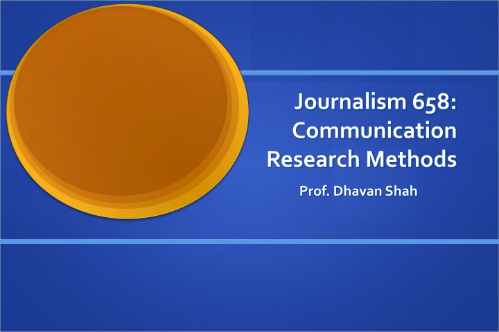 journalism 658 communication research methods n.w