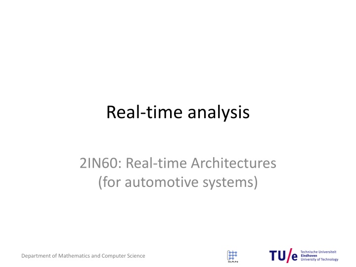 real time analysis n.w
