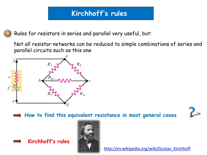 kirchhoff s rules n.w
