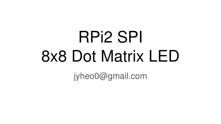 rpi2 spi n.w