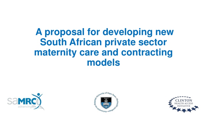 a proposal for developing new south african n.w