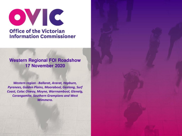 western regional foi roadshow 17 november 2020 n.w