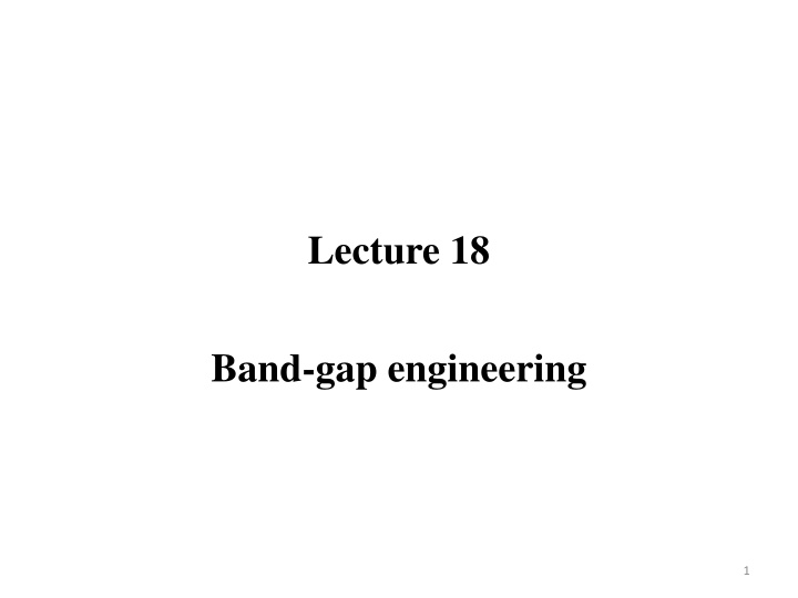 lecture 18 n.w