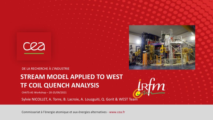 de la recherche l industrie stream model applied n.w