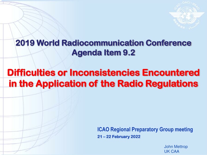 2019 world radiocommunication conference 2019 n.w