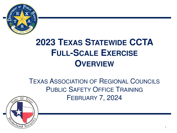 2023 t exas s tatewide ccta f ull s cale n.w