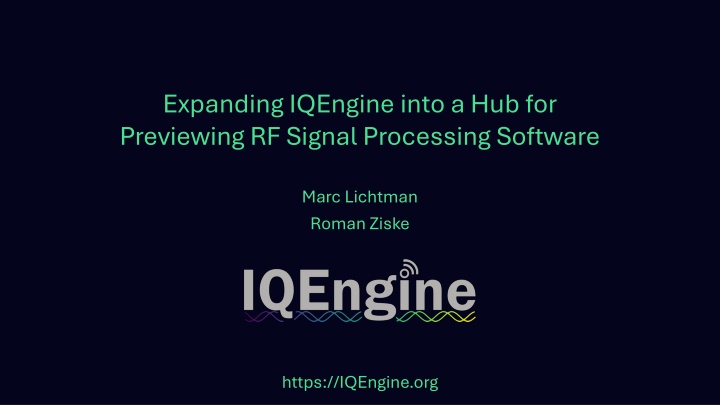 expanding iqengine into a hub for previewing n.w