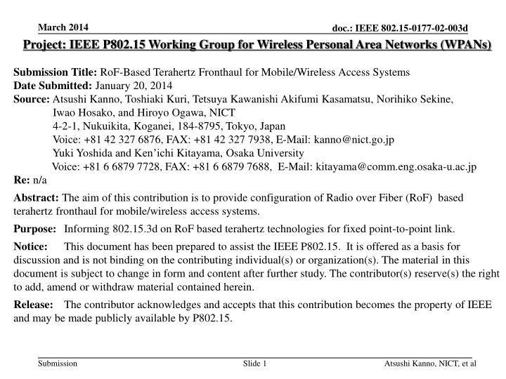 march 2014 project ieee p802 15 working group n.w