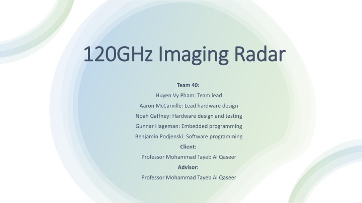 120ghz imaging radar 120ghz imaging radar n.w