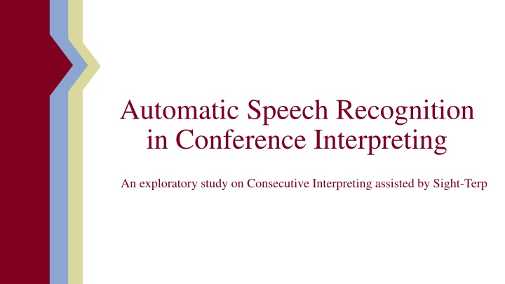 automatic speech recognition in conference n.w