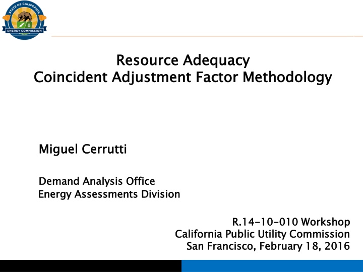 resource adequacy n.w