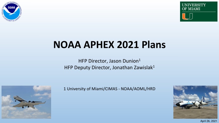 noaa aphex 2021 plans n.w