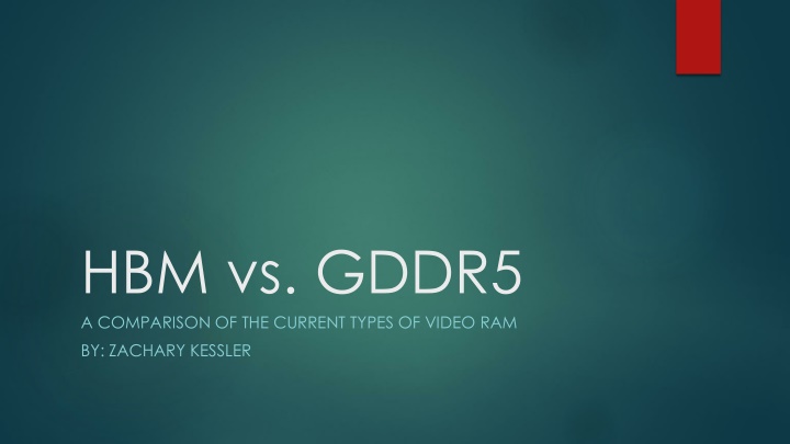 hbm vs gddr5 a comparison of the current types n.w