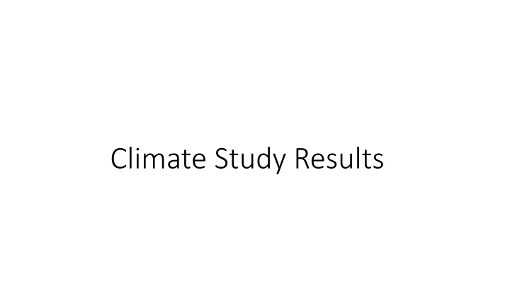 climate study results n.w
