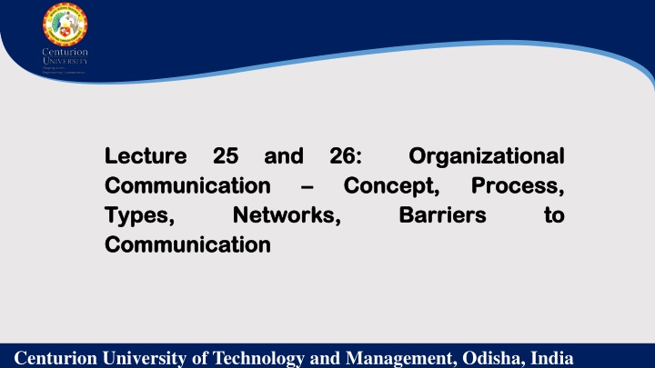 lecture lecture communication communication types n.w