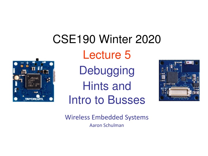 cse190 winter 2020 lecture 5 debugging hints n.w