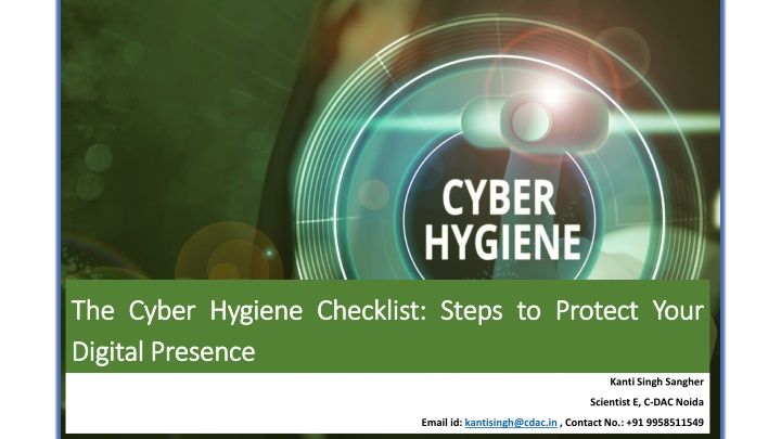 the the cyber cyber hygiene digital digital n.w