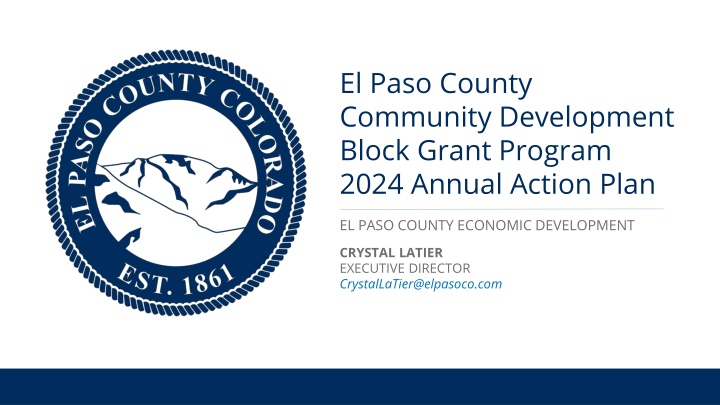 el paso county community development block grant n.w