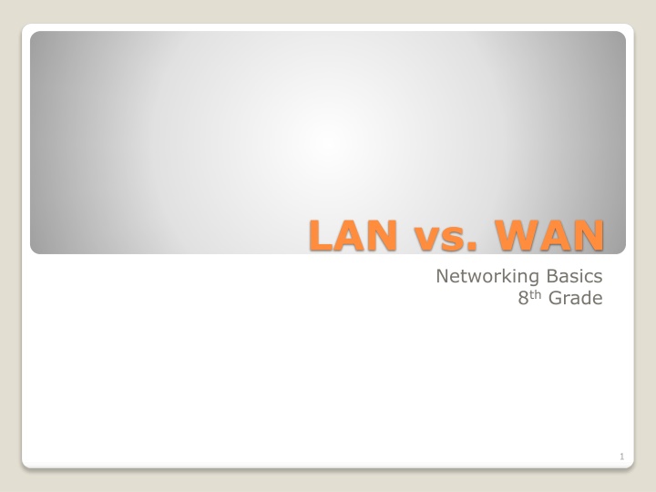 lan vs wan networking basics n.w