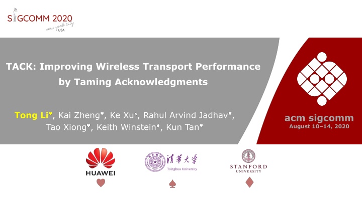 tack improving wireless transport performance n.w