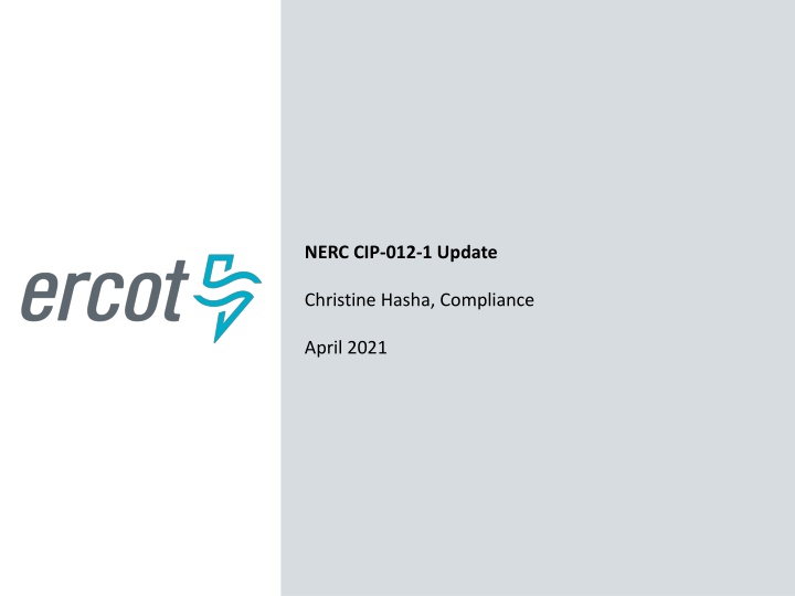 nerc cip 012 1 update n.w
