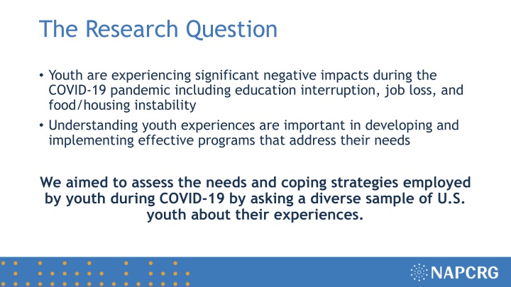the research question n.w