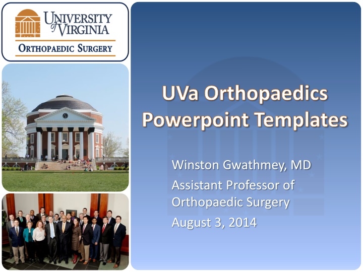 uva orthopaedics powerpoint templates n.w