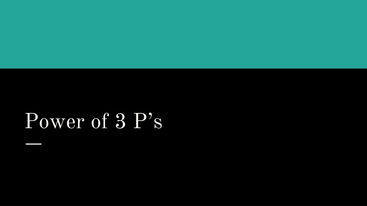 power of 3 p s n.w