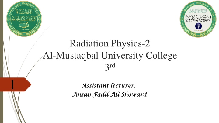 radiation physics 2 al mustaqbal university n.w