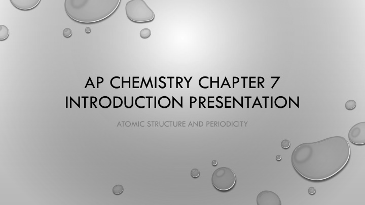 ap chemistry chapter 7 introduction presentation n.w