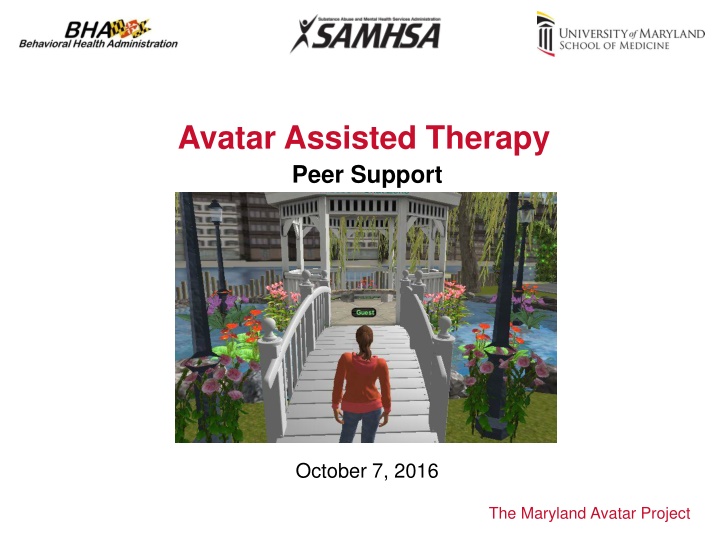 avatar assisted therapy peer support n.w
