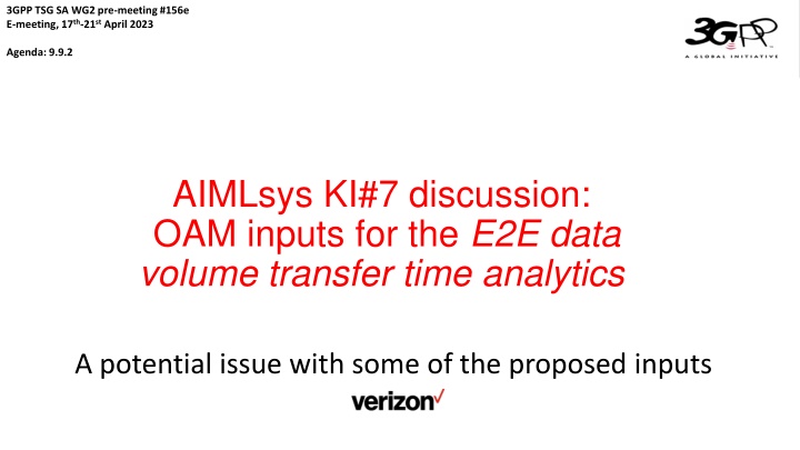3gpp tsg sa wg2 pre meeting 156e e meeting n.w