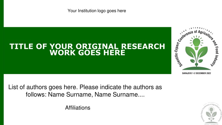 your institution logo goes here n.w