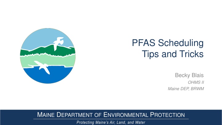 pfas scheduling tips and tricks n.w