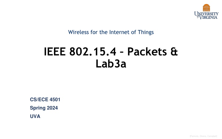 wireless for the internet of things n.w