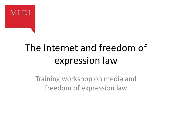 the internet and freedom of expression law n.w