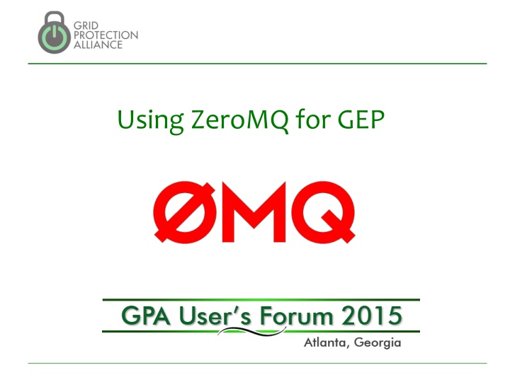 using zeromq for gep n.w