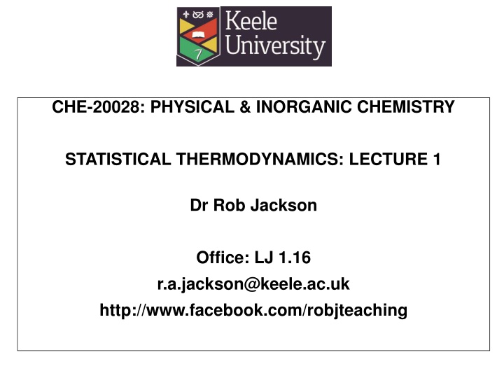 che 20028 physical inorganic chemistry n.w
