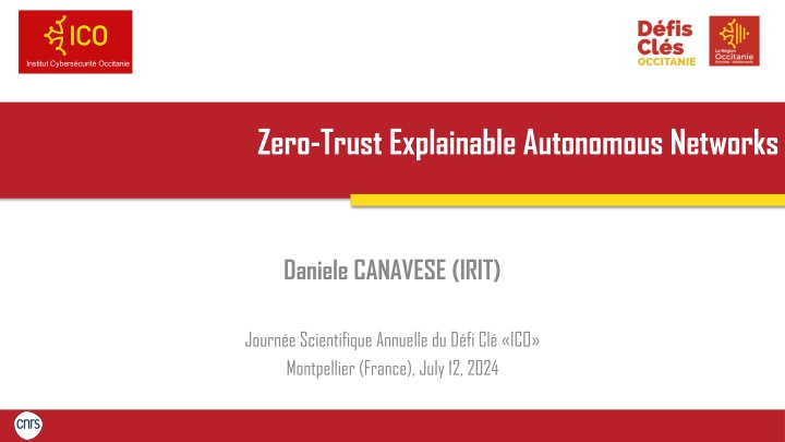 zero trust explainable autonomous networks n.w