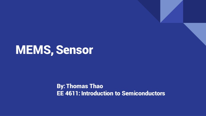 mems sensor n.w