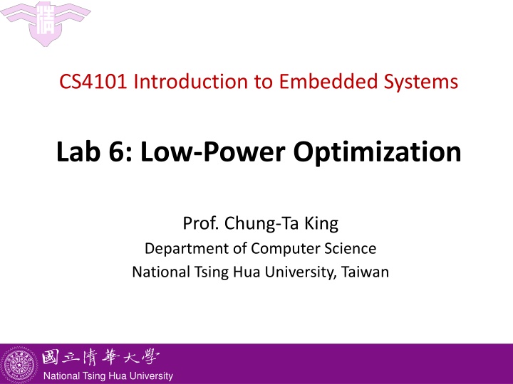 cs4101 introduction to embedded systems n.w