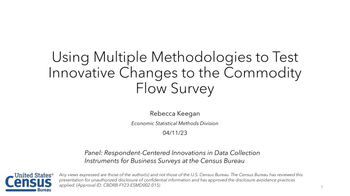 using multiple methodologies to test innovative n.w