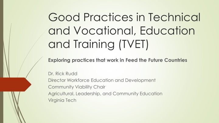 good practices in technical and vocational n.w