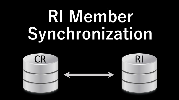 ri member synchronization n.w