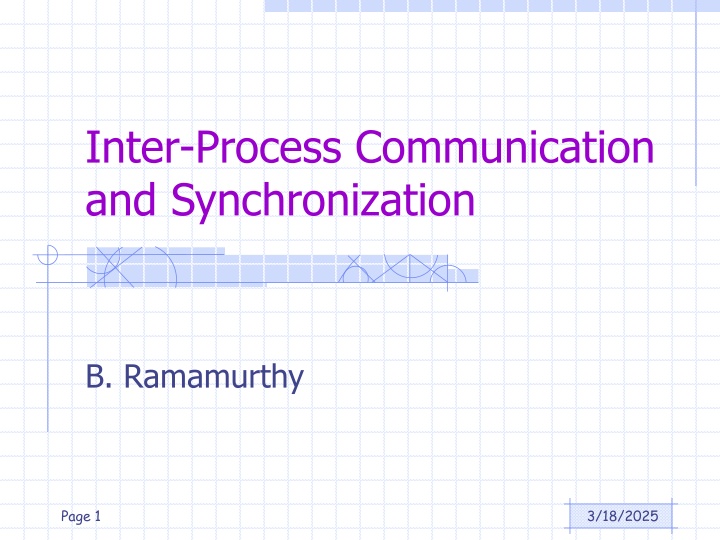 inter process communication and synchronization n.w