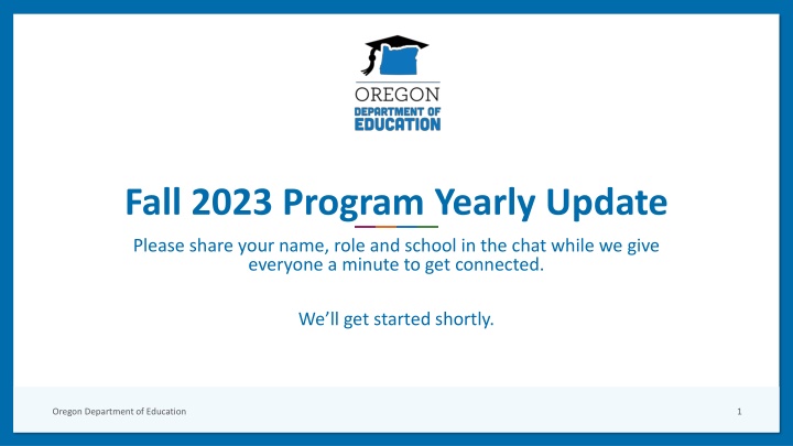 fall 2023 program yearly update n.w
