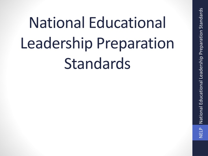 nelp national educational leadership preparation n.w